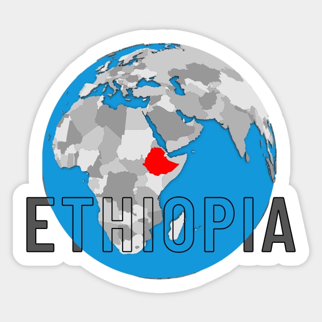 Ethiopia Sticker by Amharic Avenue